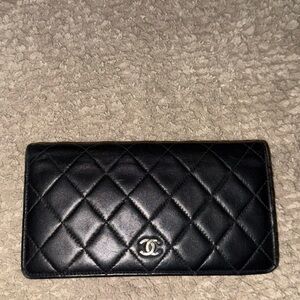 Chanel Bifold Quilted Lambskin Wallet